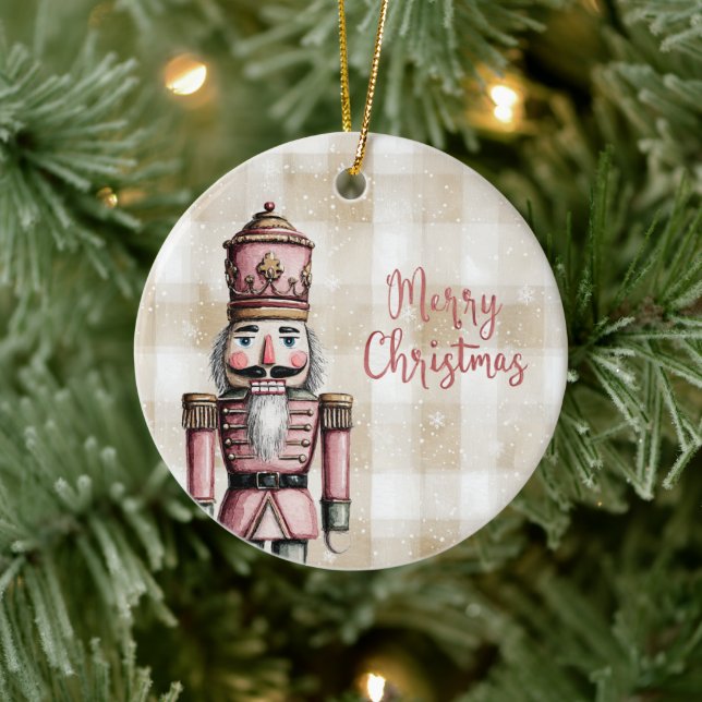Merry Christmas Nutcracker Ornament (Baum)