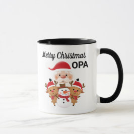 Merry Christmas OPA gift Mug Tasse