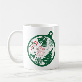 Merry Christmas Ornament Mug Kaffeetasse
