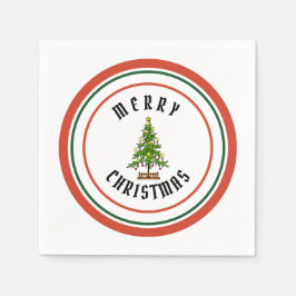 MERRY CHRISTMAS Paper Napkin Serviette
