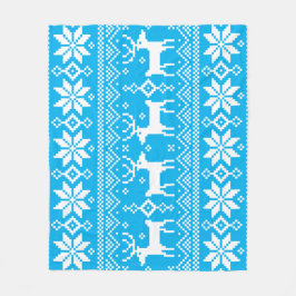 Merry Christmas pattern 1 Fleecedecke