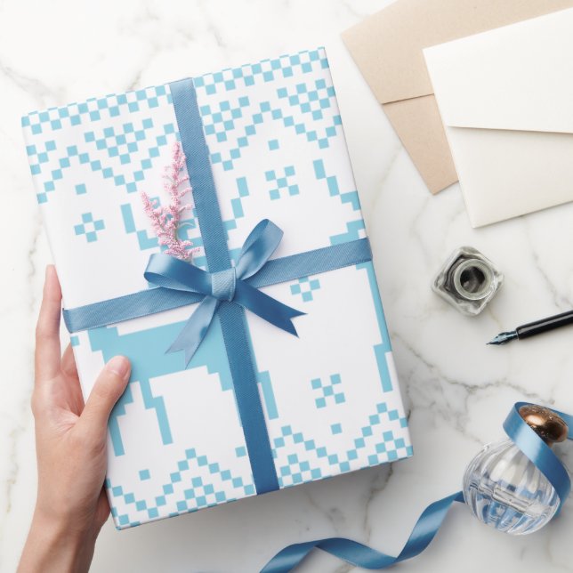 Merry Christmas pattern 1 Geschenkpapier (Schenken)