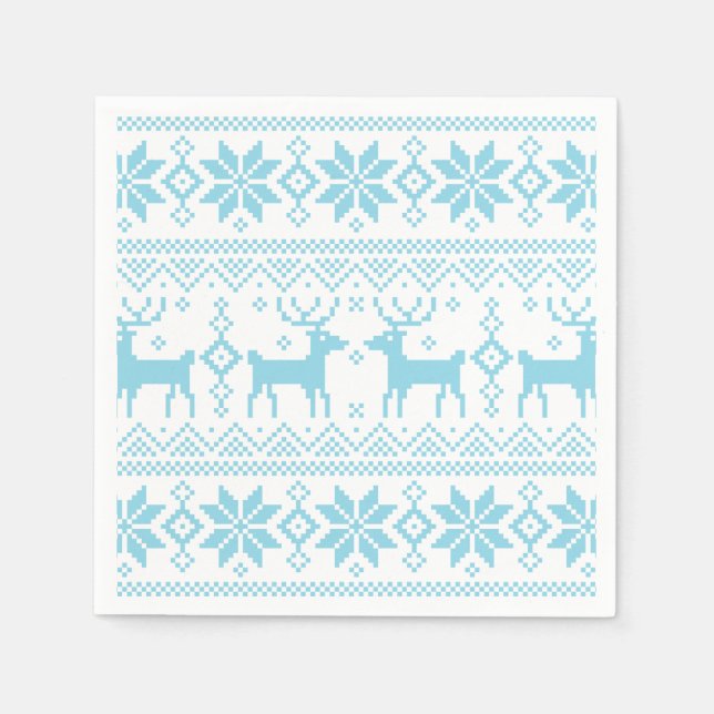 Merry Christmas pattern 1 Serviette (Vorderseite)