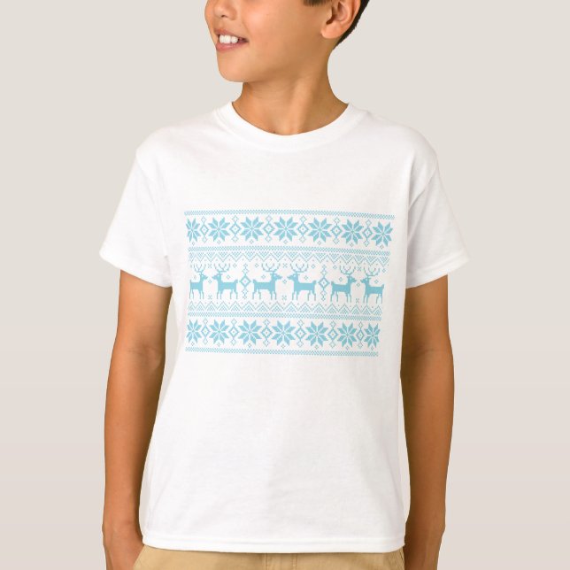 Merry Christmas pattern 1 T-Shirt (Vorderseite)