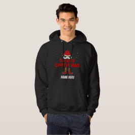 MERRY CHRISTMAS PERSONALISIERT HOODIE