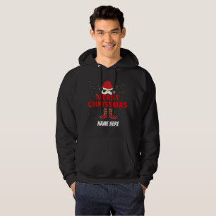 MERRY CHRISTMAS PERSONALISIERT HOODIE
