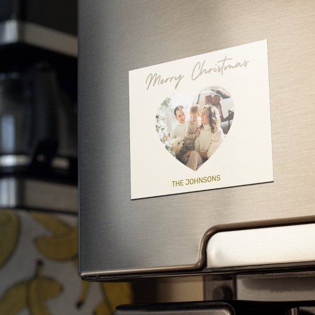Merry Christmas Personalized Photo Magnet (Von Creator hochgeladen)