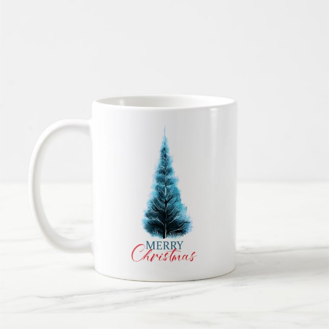 Merry Christmas pine tree Kaffeetasse
