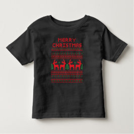 MERRY CHRISTMAS PIXEL ART STYLE T - Shirt
