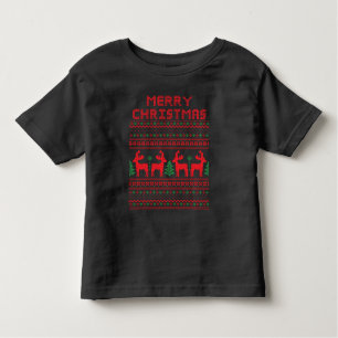 MERRY CHRISTMAS PIXEL ART STYLE T - Shirt