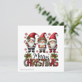 Merry Christmas Postcard | Festive Holiday Greetin Feiertagskarte