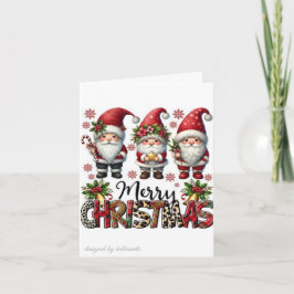 Merry Christmas Postcard | Festive Holiday Greetin Feiertagskarte