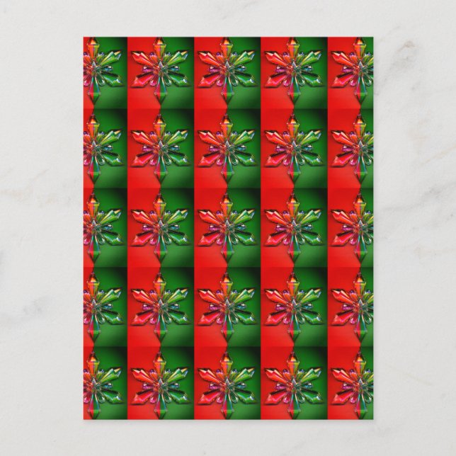 MERRY CHRISTMAS POSTCARD POSTKARTE (Vorderseite)