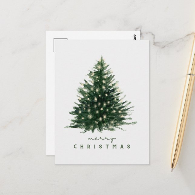 merry christmas postkarte (Vorderseite/Rückseite Beispiel)