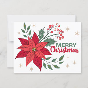 MERRY CHRISTMAS POSTKARTE