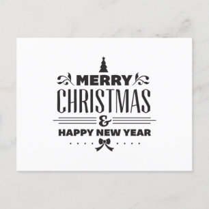 Merry Christmas Postkarte