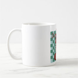 Merry Christmas Red Bow Ornaments Design Kaffeetasse