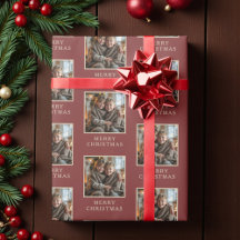 Merry Christmas Red Photo Holiday