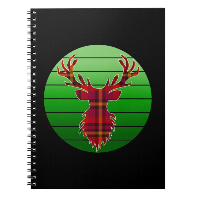 MERRY CHRISTMAS REINDEER NOTIZBLOCK (Vorderseite)