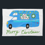 MERRY CHRISTMAS Retro Camper Motorhome RV Xmas Geschirrtuch<br><div class="desc">Dekorieren Sie Ihre Küche mit diesem coolen Handtuch. Ein toller Urlaub,  Geburtstag,  Hauswärmung oder Jubiläumsgeschenk! Sie können ihn anpassen und auch Text hinzufügen. Karo in meinem Shop für viel mehr Farben und Muster und passende Küchenartikel!</div>