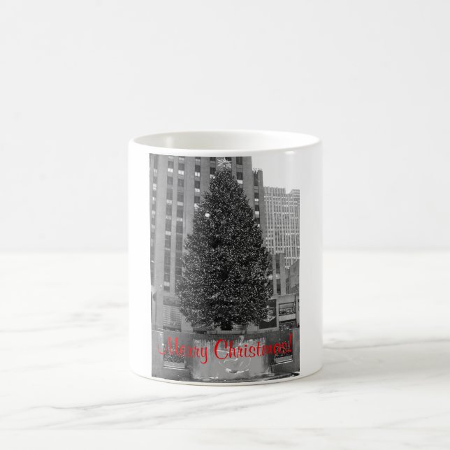 Merry Christmas! Rockefeller Center Tasse (Mittel)