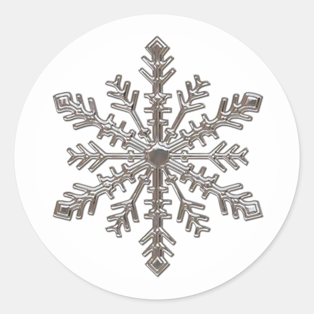 MERRY CHRISTMAS RUNDER AUFKLEBER (Vorderseite)