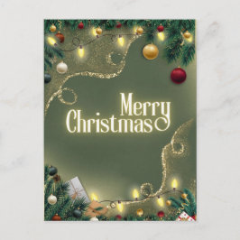 Merry Christmas Sage Postkarte