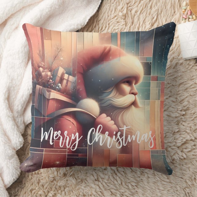 Merry Christmas Santa Claus  Kissen (Decke)