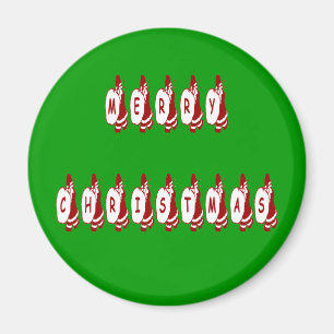 Merry Christmas Santa Claus Magnet