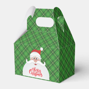 Merry Christmas Santa Gable Favor Box Geschenkschachtel