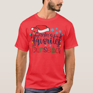 Merry Christmas Santa Squad Funny Santas Favorite T-Shirt