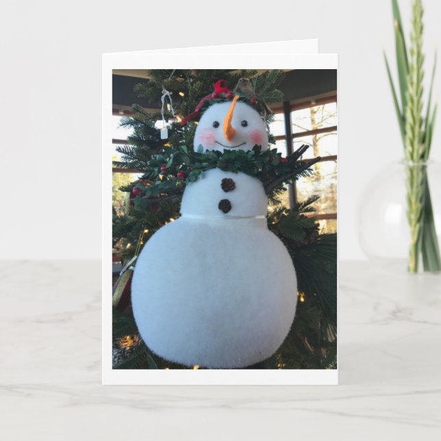 ****MERRY CHRISTMAS "SCHÖN" **** FEIERTAGSKARTE (Vorderseite)