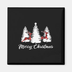 Merry Christmas Shirt For Women Buffalo Magnet