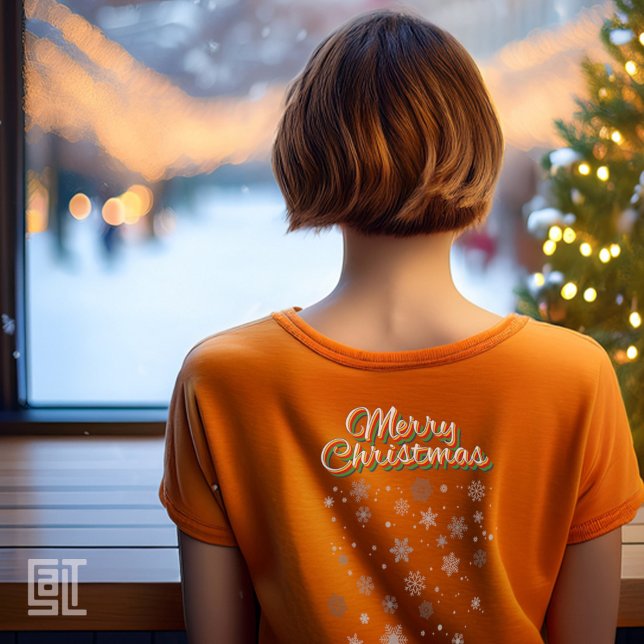 Merry Christmas Snowflakes Classic T-Shirt (Von Creator hochgeladen)
