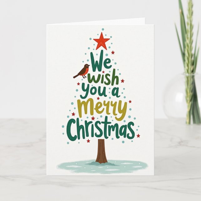 Merry Christmas Snowman Grandson Card Karte (Vorderseite)