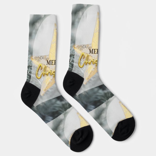 Merry Christmas Socken (Rechts)