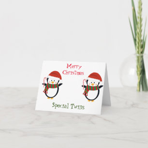 MERRY CHRISTMAS "SPECIAL TWINS" CARD KARTE