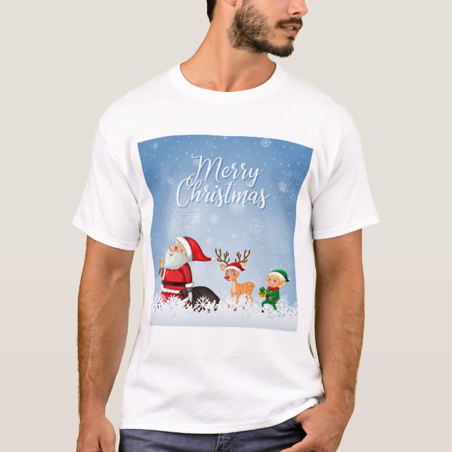 Merry Christmas T-Shirt (Vorderseite)