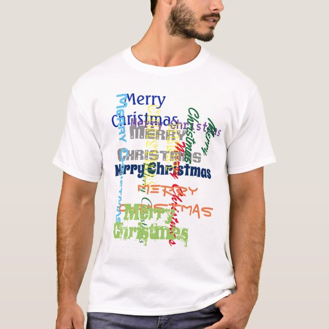 Merry Christmas T-Shirt (Vorderseite)
