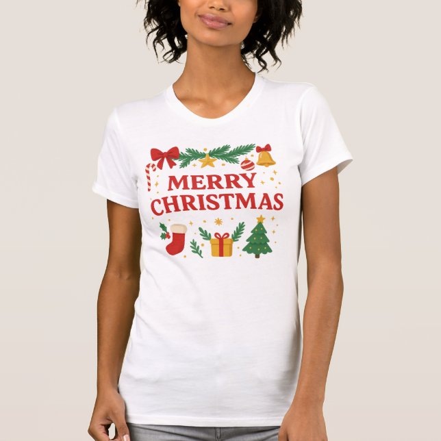 Merry Christmas T-Shirt (Vorderseite)