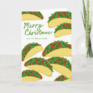 MERRY CHRISTMAS Taca Avalanche Köstliche Custom Feiertagskarte
