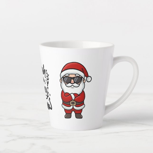Merry Christmas Tasse - Cooler Weihnachtsmann  (Rechts)