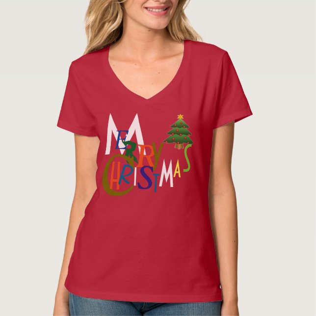 MERRY CHRISTMAS TEE SHIRT (Vorderseite)