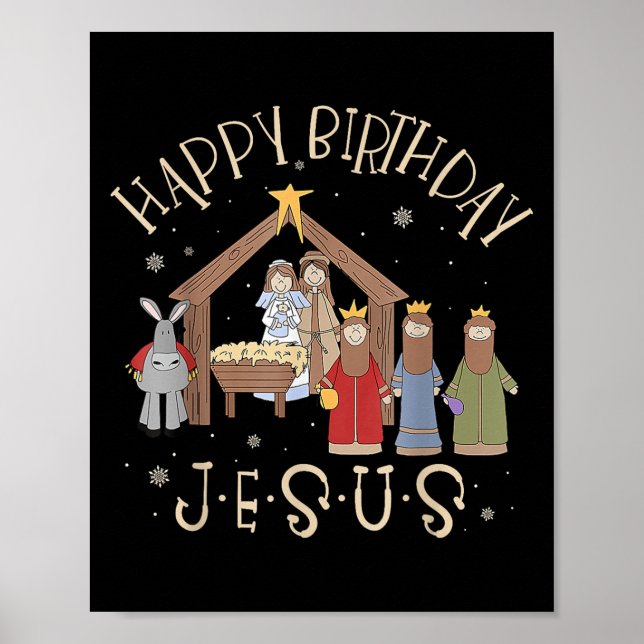 Merry Christmas Tee Uni-christian Family Group Chi Poster (Vorne)