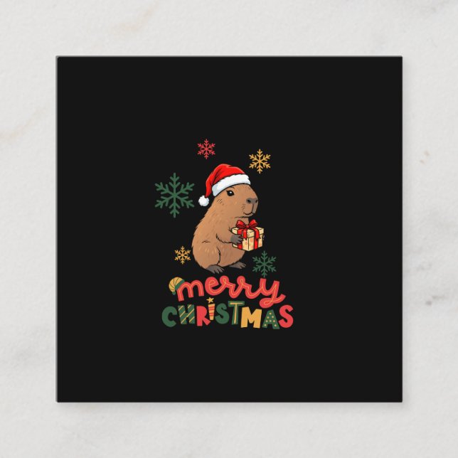 MERRY CHRISTMAS TELEFONNUMMERKARTE (Vorderseite)