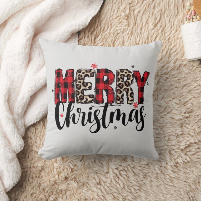 Merry Christmas Throw Pillow Kissen (Decke)