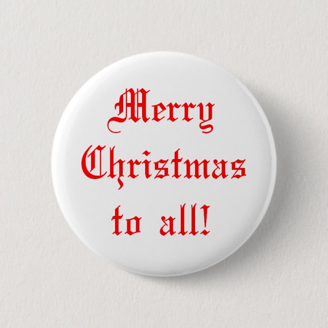 merry christmas to all button (Vorderseite)