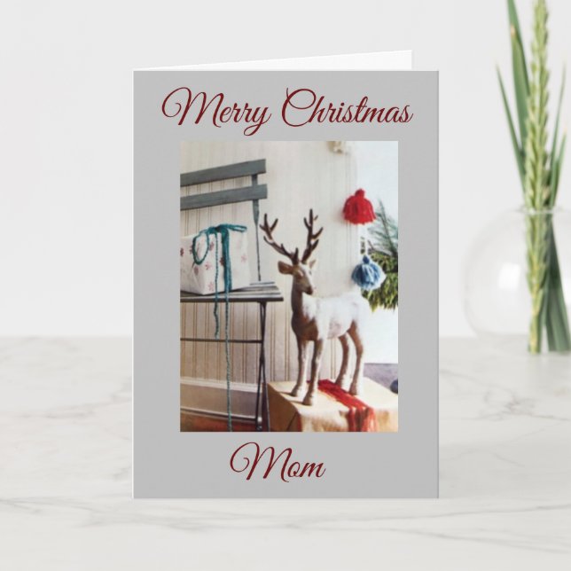 MERRY CHRISTMAS TO **MEINE MAMA** FEIERTAGSKARTE (Vorderseite)