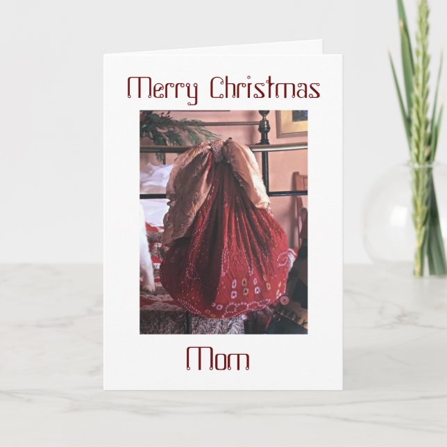 MERRY CHRISTMAS TO **MEINE MAMA** FEIERTAGSKARTE (Vorderseite)