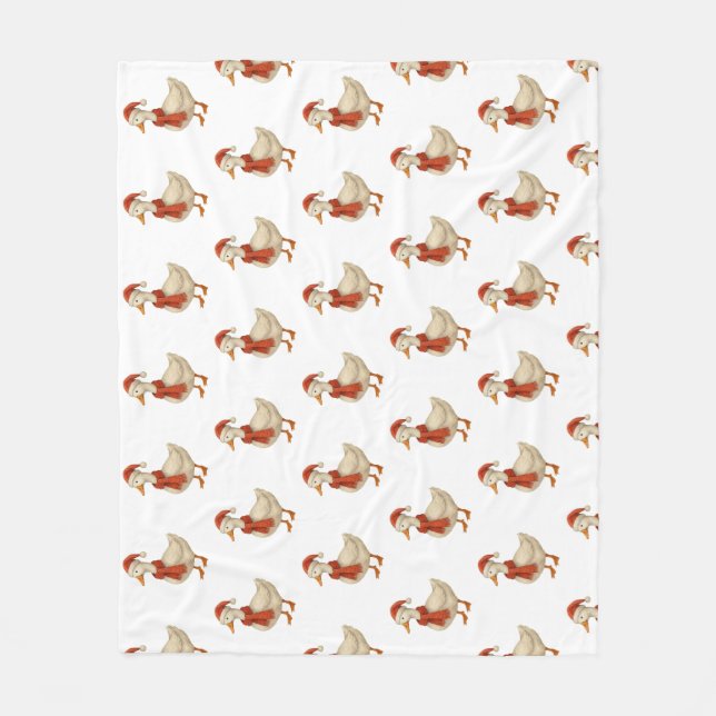 Merry Christmas to my Silly Goose Fleecedecke (Vorderseite)